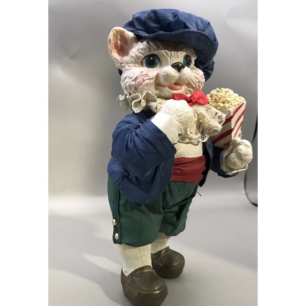 Christopher Cat Figure Londonshire Possible Dreams Clothtique 1991 Folkcraft
